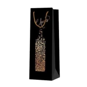 Thumbnail 1 of Торбичка за вино Cheers, бутилка, 12 х 35 х 9 cm, черна