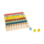 Thumbnail 3 of Small Foot Таблица за умножение, дървена, цветна, 17 х 17 х 2 cm