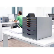 Thumbnail 4 of Durable Бокс за документи Varicolor, със 7 чекмеджета ,сив