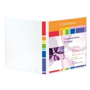 Thumbnail 4 of Exacompta Папка Kreacover, А4, с 4 ринга, 3 джоба, PP, 47 mm, бяла