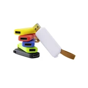 Thumbnail 3 of Office 1 USB флаш памет Slide, USB 2.0, 16 GB, без лого, бяла