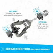 Thumbnail 5 of Engino Конструктор Inventor Mechanics - Състезателна кола, 5 в 1