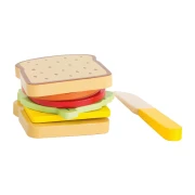 Thumbnail 2 of Small Foot Сандвич, дървен, 7 части, 7.5 х 7.5 х 5.5 cm