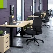 Thumbnail 8 of Директорски стол RFG Smart HB, дамаска и меш, Tilt механизъм, до 120 kg, черна седалка, черна облегалка