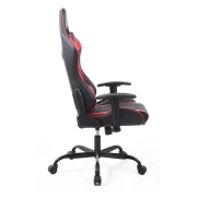 Thumbnail 4 of Геймърски стол RFG Bake, екокожа, метална основа, до 130 kg, черно-червен