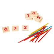 Thumbnail 3 of Small Foot Комплект математика, с цифри и пръчки, дървени, в кутия
