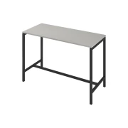 Thumbnail 1 of Висока маса Narbutas Nova, 1600 x 700 x 1050 mm, ПДЧ 25 mm, перленосив меламин, черен метал