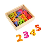 Thumbnail 4 of Small Foot Магнитни цифри, дървени, 40 части