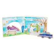 Thumbnail 8 of Small Foot Книжка Полиция, интерактивна, дървена