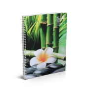 Thumbnail 6 of Тетрадка, A5, широки редове, 2 теми, офсетова хартия, метална спирала, мека корица, 80 листа