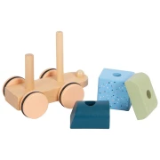 Thumbnail 3 of Small Foot Влакче с вагончета Арктика, дървено