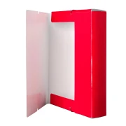 Thumbnail 3 of Бокс, с ластик, A4, 60 mm, UV лак, червен