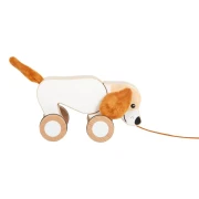 Thumbnail 2 of Small Foot Кученце за дърпане, дървено, с шумящи уши