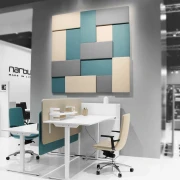 Thumbnail 2 of Фитинги за окачване на шумоизолиращ стенен панел Narbutas Modus, сив метал, 2 броя