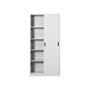 Thumbnail 2 of Шкаф RFG, метален, с плъзгащи се врати, 90 х 40 х 185 cm, сив