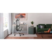 Thumbnail 19 of Ергономичен стол RFG Artur HB, дамаска и меш, до 150 kg, тъмносива седалка, черна облегалка