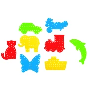 Thumbnail 3 of Nowa Szkola Комплект животни и превозни средства за нанизване