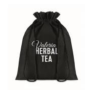 Thumbnail 3 of More Than Gifts Раница, тип мешка Taske, памучна, 105 g/m2, 250 х 320 mm, черна