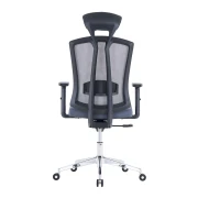 Thumbnail 2 of Ергономичен офис стол RFG Primo Lux Chrome HB, дамаска и меш, до 130 kg, сив