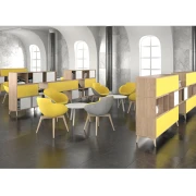 Thumbnail 2 of Панел за гръб на шкаф Narbutas Choice, 762 x 334 x 7 mm, тапициран, дамаска Velito Presto, светла мента