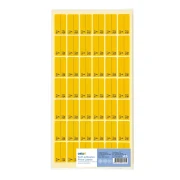 Thumbnail 1 of Office 1 Самозалепващи се етикети за цени, 17 x 30 mm, оранжеви, лева и евро, 420 броя