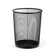 Thumbnail 2 of Кош за хартиени отпадъци Office 1, метален, мрежест, 20 L, черен, 29.5 x 35 cm