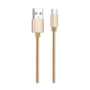 Thumbnail 4 of Кабел Wesdar, USB към Micro USB, 1.2 m, златист