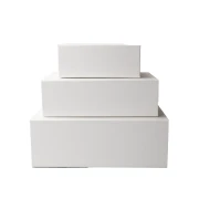 Thumbnail 3 of Office 1 Кутия Natural, с магнитно затваряне, сгъваема, 20 х 18 х 8 cm, бяла