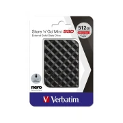 Thumbnail 3 of Външен SSD твърд диск Verbatim Store 'n' Go Mini, 512 GB, черен