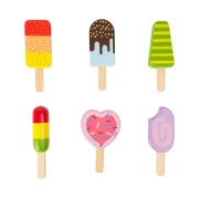 Thumbnail 4 of Small Foot Сладоледи на клечка, дървени, 6 броя