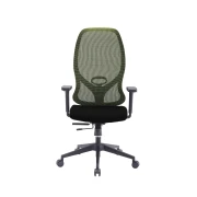 Thumbnail 5 of Ергономичен стол RFG STAR HB, дамаска и меш, Synchronous механизъм, до 150 kg, черна седалка, зелена облегалка