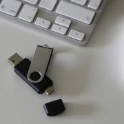 Thumbnail 2 of Office 1 USB флаш памет Swivel, USB 3.0, 16 GB, Type-C OTG, черна