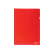 Thumbnail 1 of Office 1 Джоб за документи, L-образен, A4, 90 µm, червен, 10 броя