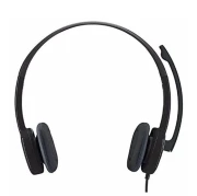 Thumbnail 6 of Слушалки Logitech Overhead H151, жични, черни, 3.5 mm жак, 122 dB, 1.8 m кабел