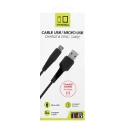 Thumbnail 2 of Кабел TNB micro USB/USB A, 2 m, черен