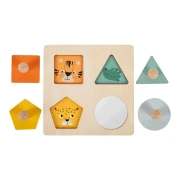 Thumbnail 3 of Small Foot Пъзел Монтесори - форми, животни и огледало