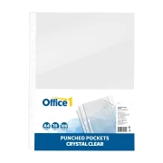 Thumbnail 1 of Office 1 Джоб за документи, A4, 70 µm, кристал, 100 броя
