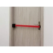 Thumbnail 3 of Лента за ограничително колче, за стенен монтаж, 200 cm, черна, широчина 45 mm