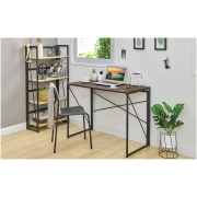 Thumbnail 4 of Бюро RFG Soho, над VIII клас, MDF, 1000 х 500 х 750 mm, плот тъмен орех, черен метал