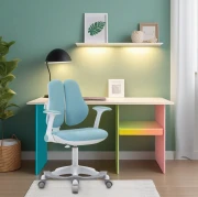 Thumbnail 3 of Детски стол RFG Ergo Cute White, текстил, до 100 kg, син