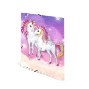 Thumbnail 4 of Herma Папка Unicorn, картонена, с ластик, A4