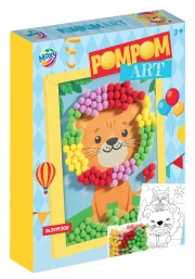 Thumbnail 1 of Moxy Творчески комплект с помпони Лъв, в рамка