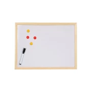 Thumbnail 3 of Office 1 Бяла дъска, магнитна, с дървена рамка, 60 x 90 cm