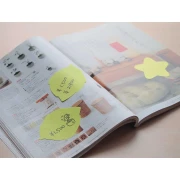 Thumbnail 2 of Stick'n Самозалепващи се листчета Листо, неонови, зелени, 50 листа