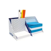 Thumbnail 3 of Office 1 Органайзер за бюро, картонен, с хартиено кубче и самозалепващи се листчета