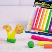 Thumbnail 3 of Milan Пластилин, 70 g, 6 неонови цвята