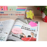 Thumbnail 4 of Stick'n Самозалепващи се листчета Стрелка, неонови, розови, 50 листа