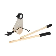 Thumbnail 2 of Small Foot Играчка пингвин за бутане, дървена