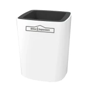 Thumbnail 3 of Оffice 1 Моливник Elegant, пластмасов, бялo-сив