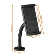 Thumbnail 6 of Поставка за таблет Durable Tough, минимален диaгонал 7 инча, максимално тегло 1 kg, черна